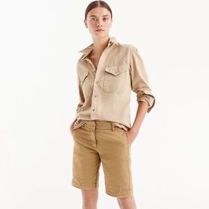 J.Crew 10” Bermuda Stretch Chino Shorts